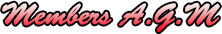 Markham Stouffville Cruisers | Members AGM